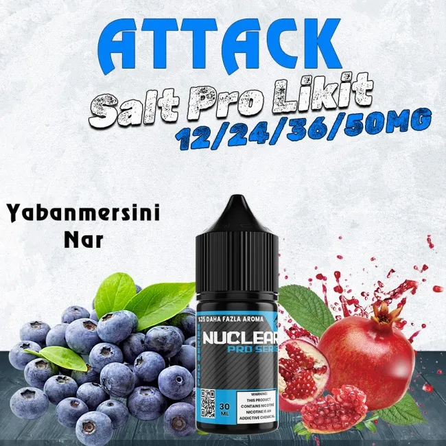 Nuclear Pro - Attack Salt Likit 30 ML