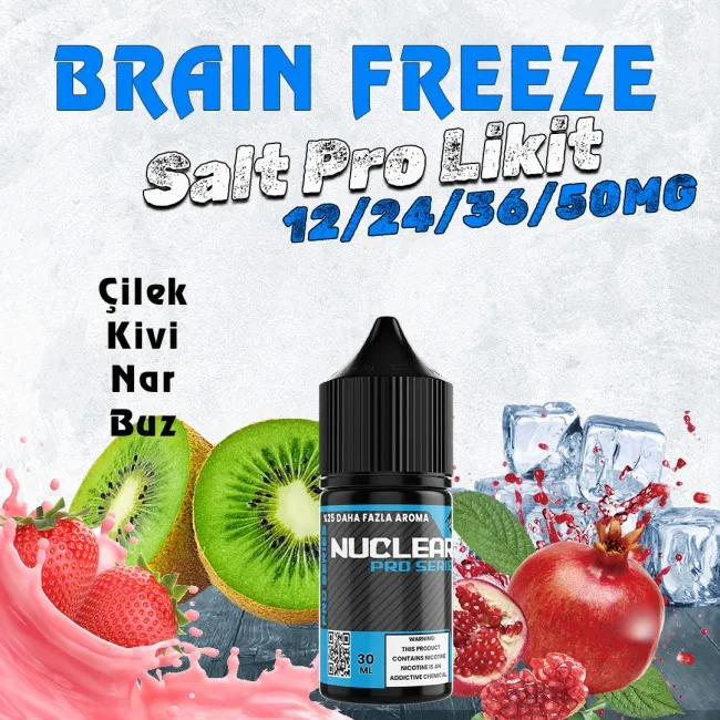 Nuclear Pro - Brain Freeze Salt Likit 30 ML