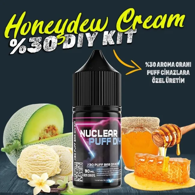 Puff - Bar Vozol Elf Bar Dıy Kit Aroma Honeydew Cream