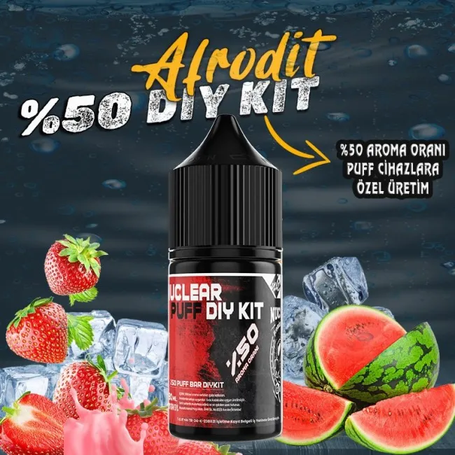 %50 Puff - Bar Vozol Elf Bar Dıy Kit Aroma Afrodit