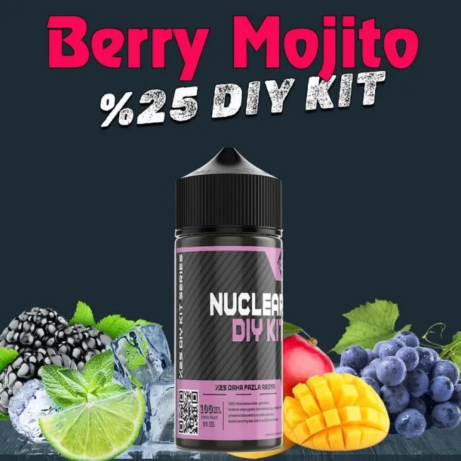 %25  Berry Mojito Yüksek Aroma Dıy-Kit