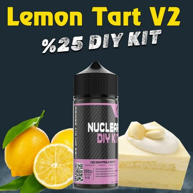 %25 Lemon Tart V2 Yüksek Aroma Dıy-Kit