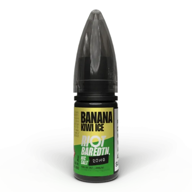 10ML | 20MG Salt Likit – Riot Bar Edtn Banana Kiwi İce Puff Likit Orjinal Şişe