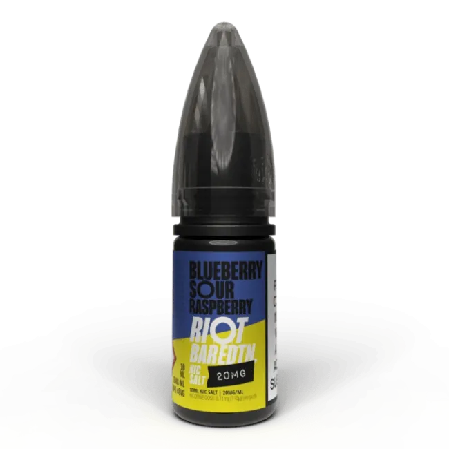 10ML | 20MG Salt Likit – Riot Bar Edtn Blueberry Sour Raspberry Puff Likit Orjinal Şişe
