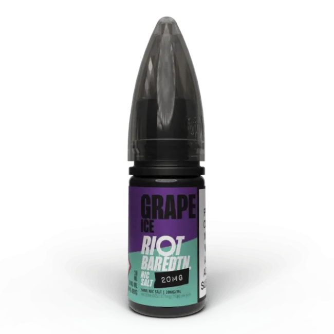 10ML | 20MG Salt Likit – Riot Bar Edtn Grape İce Puff Likit Orjinal Şişe