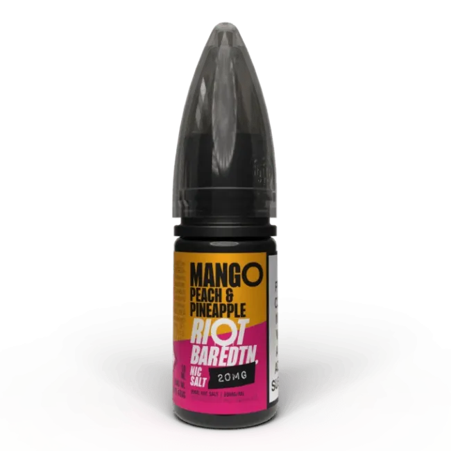 10ML | 20MG Salt Likit – Riot Bar Edtn Mango Peach Pineapple Puff Likit Orjinal Şişe