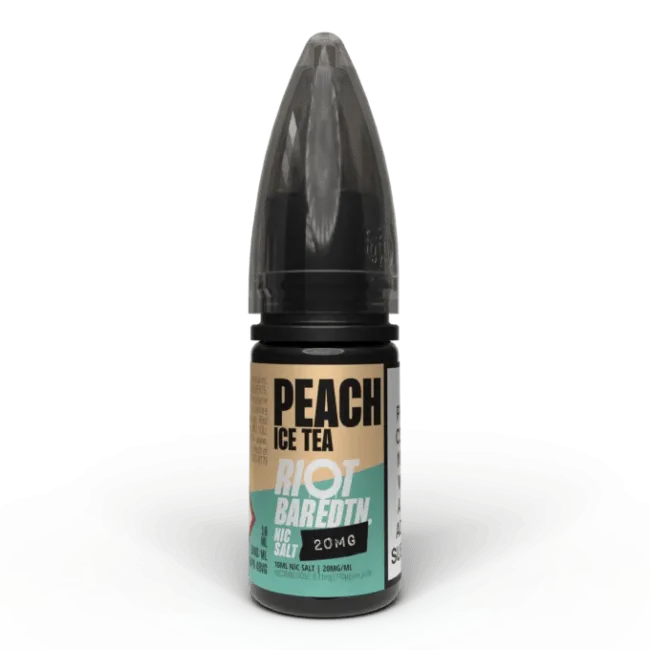 10ML | 20MG Salt Likit – Riot Bar Edtn Peach İce Tea Puff Likit Orjinal Şişe