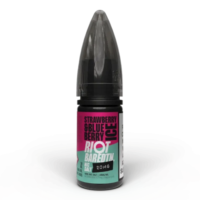 10ML | 20MG Salt Likit – Riot Bar Edtn Strawberry Blueberry İce Puff Likit Orjinal Şişe