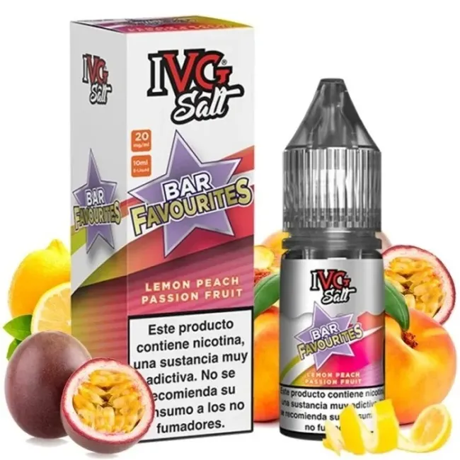 10ML | 35MG Salt Likit IVG Lemon Peach Passion  – Puff Likit Orjinal Şişe