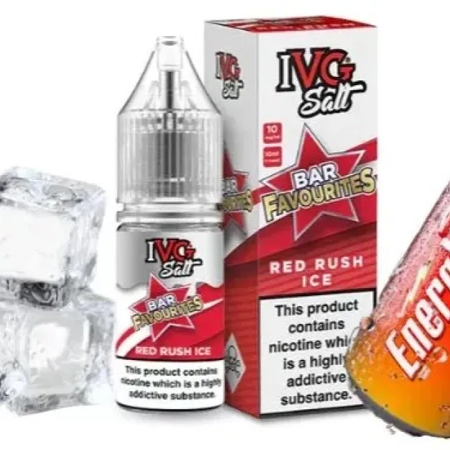 10ML | 35MG Salt Likit IVG Red Rush Ice  – Puff Likit Orjinal Şişe