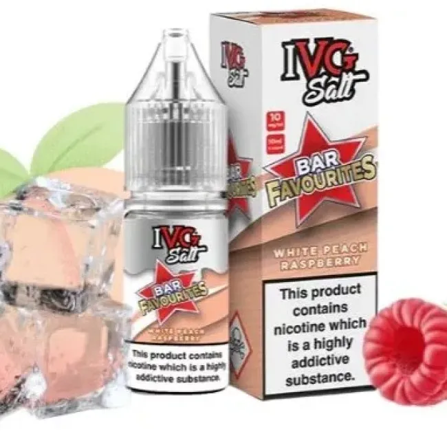 10ML | 35MG Salt Likit White Peach Raspberry  – Puff Likit Orjinal Şişe
