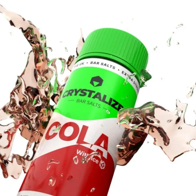10ML | 35MG Salt Likit Drip Hacks Crystalize Bar Cola Ice  – Puff Likit Orjinal Şişe