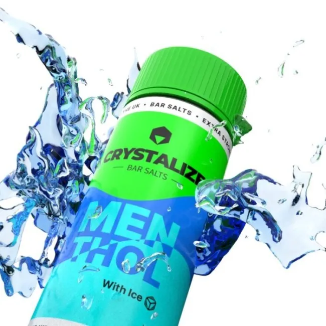 10ML | 35MG Salt Likit Drip Hacks Crystalize Bar Menthol  – Puff Likit Orjinal Şişe