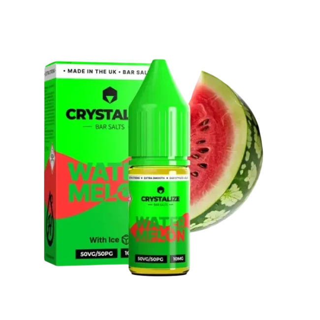 10ML | 35MG Salt Likit Drip Hacks Crystalize Bar Watermelon – Puff Likit Orjinal Şişe