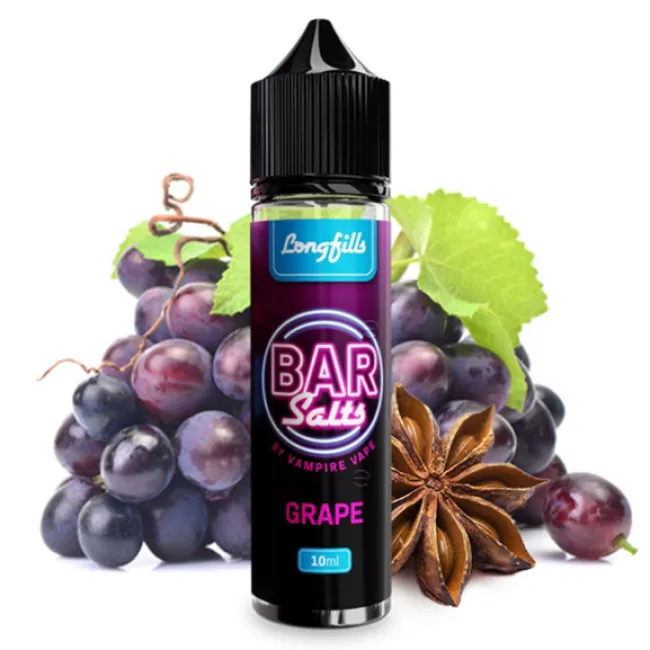 Vampire Vape Bar Salts - Grape Puff Elf Bar Vozol Puff Likit 30 ML