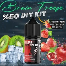 %50 Puff - Bar Vozol Elf Bar Dıy Kit Aroma Brain Freeze