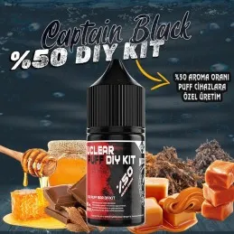 %50 Puff - Bar Vozol Elf Bar Dıy Kit Aroma Captain Blacke