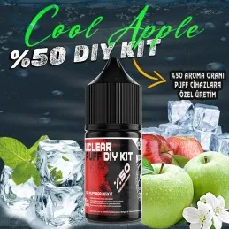 %50 Puff - Bar Vozol Elf Bar Dıy Kit Aroma Cool Apple