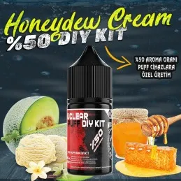 %50 Puff - Bar Vozol Elf Bar Dıy Kit Aroma Honeydew Cream