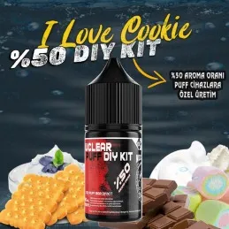 %50 Puff - Bar Vozol Elf Bar Dıy Kit Aroma İ Love Cookie