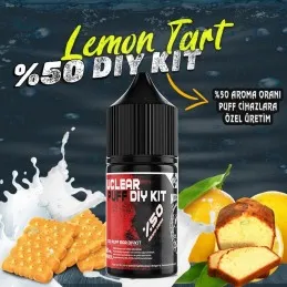 %50 Puff - Bar Vozol Elf Bar Dıy Kit Aroma Lemon Tart