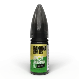 10ML | 20MG Salt Likit – Riot Bar Edtn Banana Kiwi İce Puff Likit Orjinal Şişe