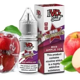 10ML | 35MG Salt Likit IVG Red Apple Ice  – Puff Likit Orjinal Şişe
