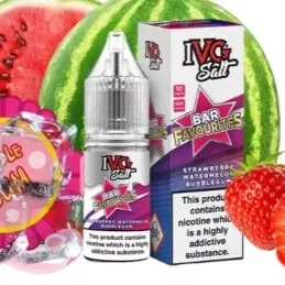 10ML | 35MG Salt Likit Strawberry Watermelon Bubblegum  – Puff Likit Orjinal Şişe