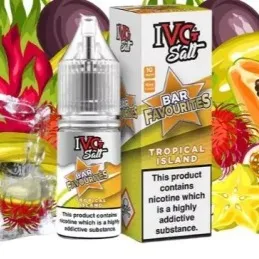 10ML | 35MG Salt Likit Tropical Island  – Puff Likit Orjinal Şişe