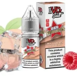 10ML | 35MG Salt Likit White Peach Raspberry  – Puff Likit Orjinal Şişe