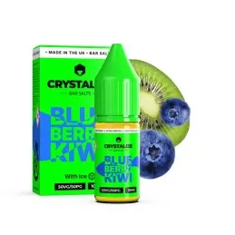 10ML | 35MG Salt Likit Drip Hacks Crystalize Bar Blueberry Kiwi  – Puff Likit Orjinal Şişe