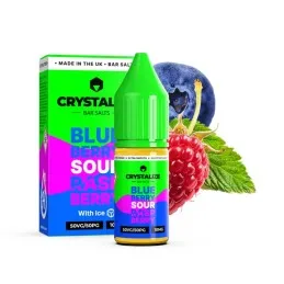 10ML | 35MG Salt Likit Drip Hacks Crystalize Bar Blueberry Sour Raspberry  – Puff Likit Orjinal Şişe