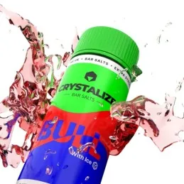 10ML | 35MG Salt Likit Drip Hacks Crystalize Bar Bull Ice  – Puff Likit Orjinal Şişe