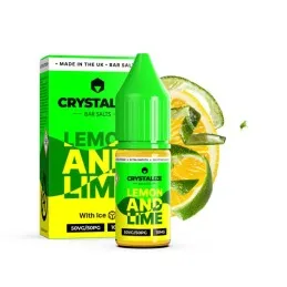 10ML | 35MG Salt Likit Drip Hacks Crystalize Bar Lemon and Lime  – Puff Likit Orjinal Şişe